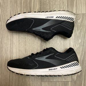 Brooks Beast 20 Mens (1103271D051) Black Grey Athletic Running Shoes Size 15M US